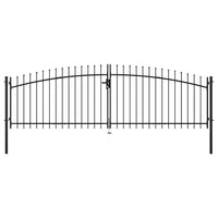 Dubbele Deur Hekpoort Woerden Met Speerpunt 400X199,5 Cm