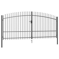 Dubbele Deur Hekpoort Woerden Met Speerpunt 400X199,5 Cm