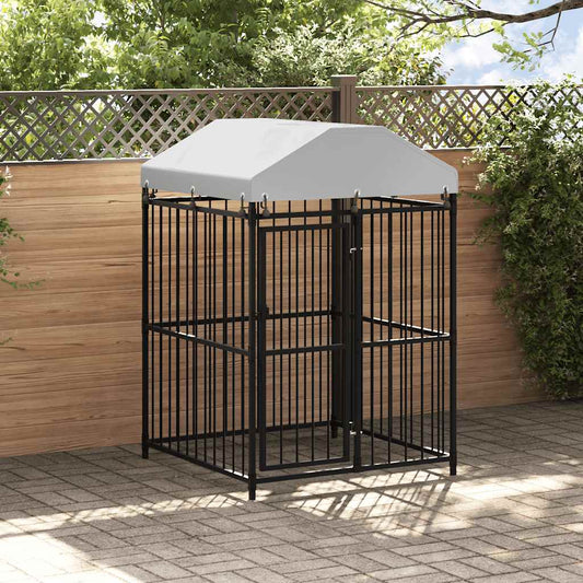 Hondenkennel Voor Buiten Met Dak 120X120X150 Cm