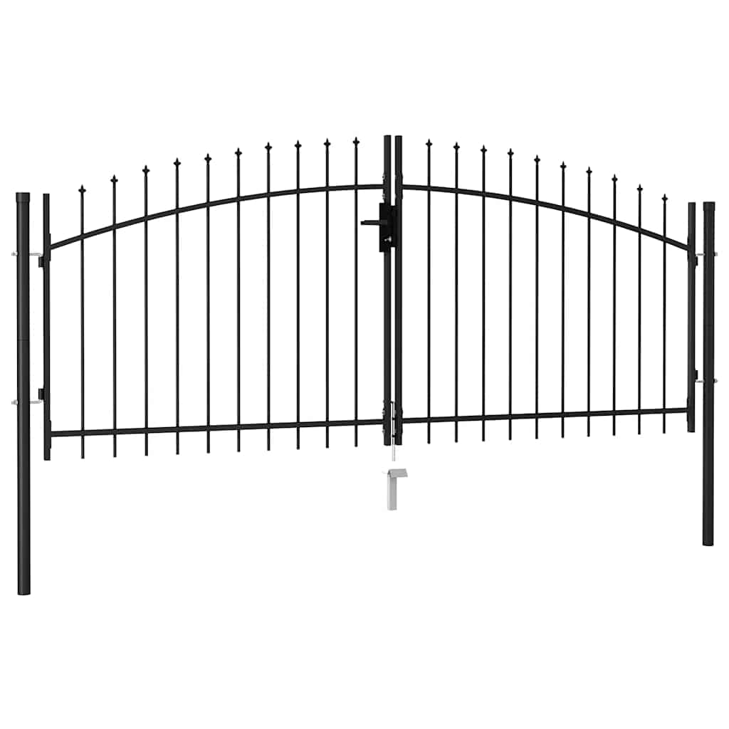 Hekpoort Woerden Dubbele Deur Met Puntige Bovenkant 299,5X174,5 Cm