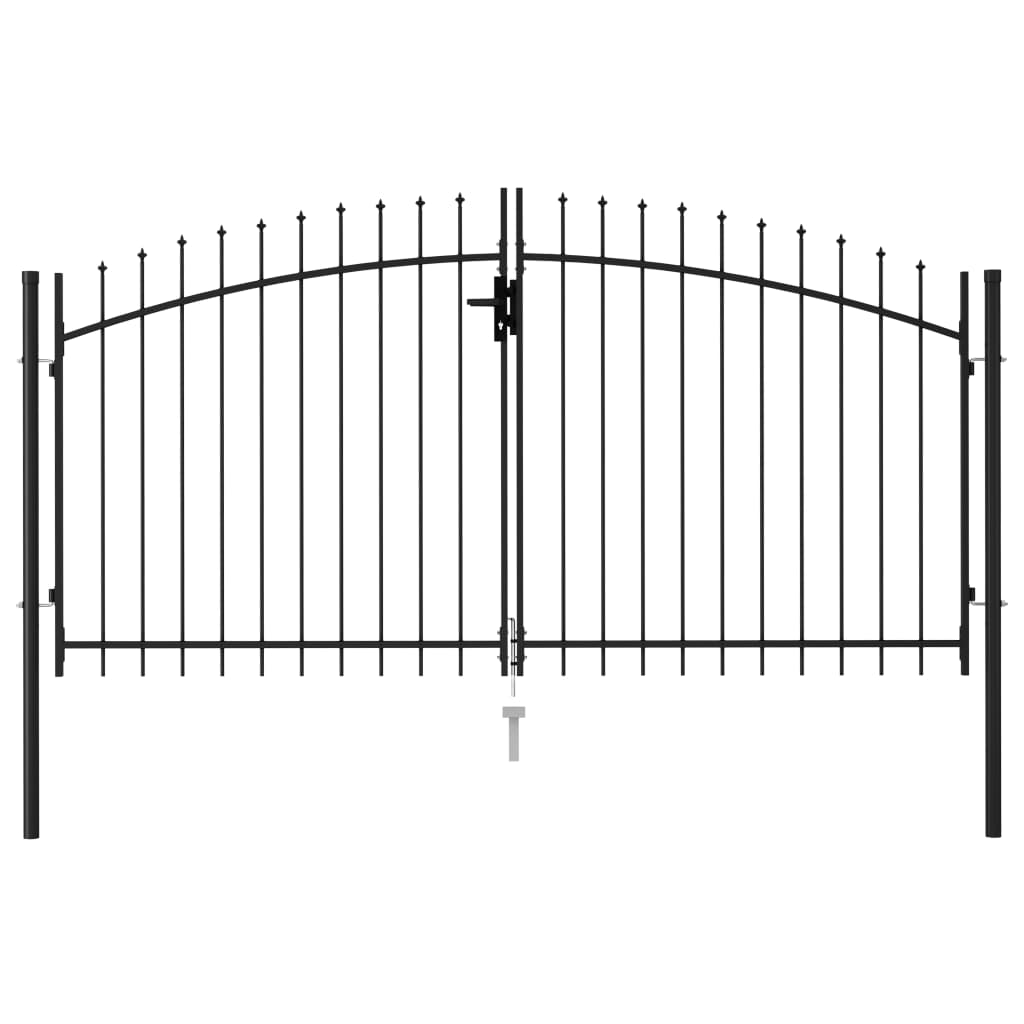 Hekpoort Woerden Dubbele Deur Met Puntige Bovenkant 299,5X174,5 Cm