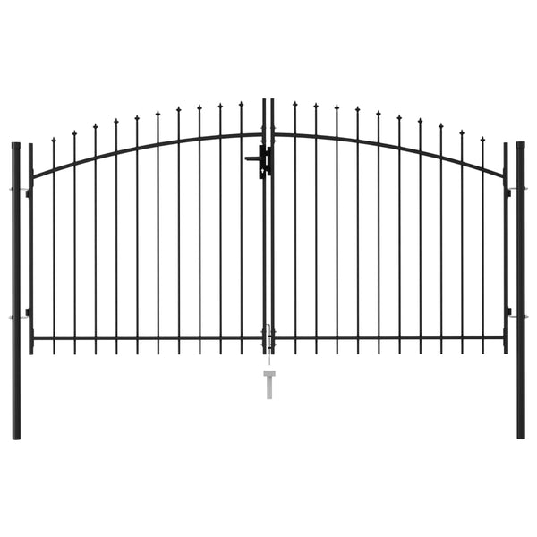 Hekpoort Woerden Dubbele Deur Met Puntige Bovenkant 299,5X174,5 Cm