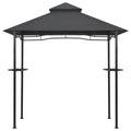 Barbecue Paviljoen 240X150X255 Cm Staal Antraciet