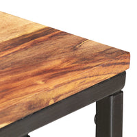 Bijzettafel 35X45X65 Cm Massief Hout