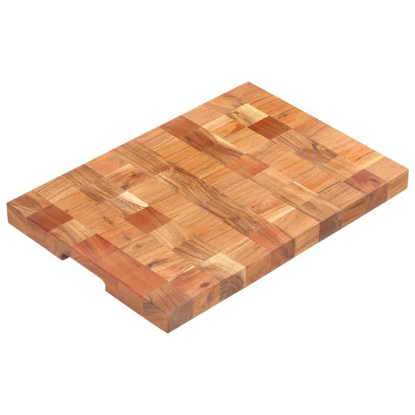 Hakblok 60X40X3,8 Cm Massief Acaciahout