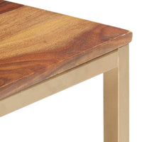 Bijzettafel 60X60X40 Cm Massief Hout