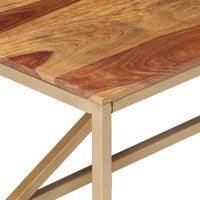 Bijzettafel 60X60X40 Cm Massief Hout