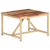 Bijzettafel 60X60X40 Cm Massief Hout