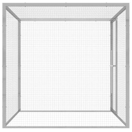 Kattenkooi 1,5X1,5X1,5 M Gegalvaniseerd Staal