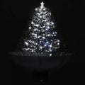Kerstboom Sneeuwend Met Paraplubasis 75 Cm Pvc Zwart