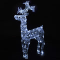 Kerstdecoratie Rendieren 90 Led's Acryl Koudwit