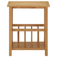 Bijzettafel 45X35X55 Cm Massief Eikenhout