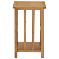 Bijzettafel 45X35X55 Cm Massief Eikenhout
