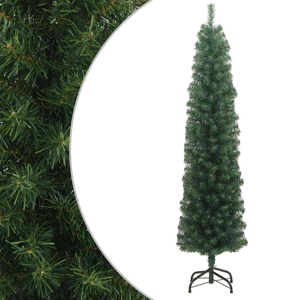 Kunstkerstboom Met Standaard Smal Pvc