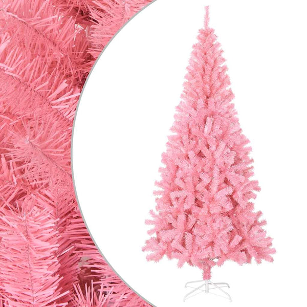 Kunstkerstboom Met Standaard 150 Cm Pvc Roze