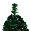 Kunstkerstboom Met Standaard 120 Cm Glasvezel Groen Wit