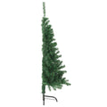 Kunstkerstboom Met Standaard Half 150 Cm Pvc Groen