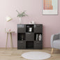 Boekenkast 90X28X90 Cm Bewerkt Hout Kleur