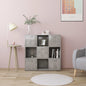 Boekenkast 90X28X90 Cm Bewerkt Hout Kleur
