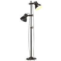Vloerlamp Met 2 Lampenkappen E27 Gietijzer