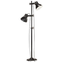 Vloerlamp Met 2 Lampenkappen E27 Gietijzer