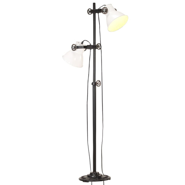 Vloerlamp Met 2 Lampenkappen E27 Gietijzer