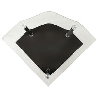 Bijzettafel 2-Laags 38X38X50 Cm Gehard Glas