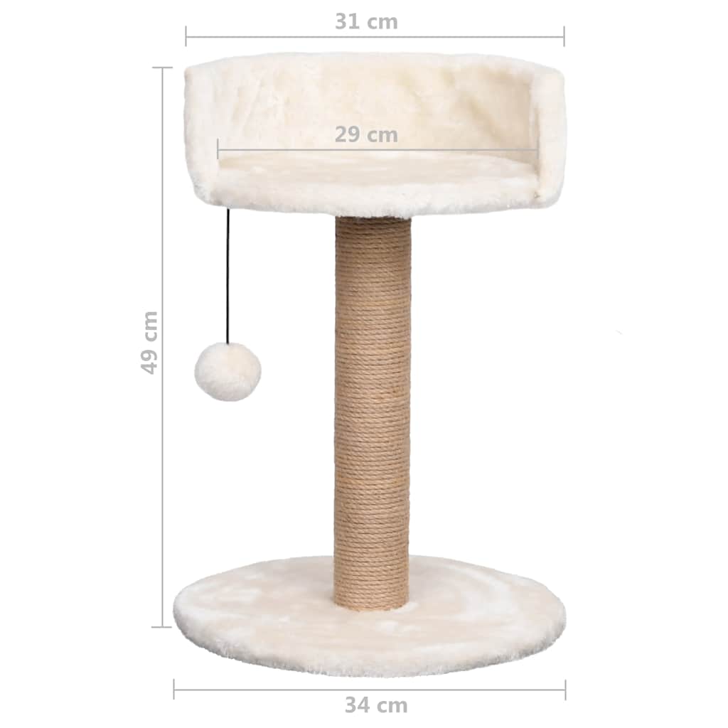 Kattenboom Met Mandje 49 Cm Zeegras