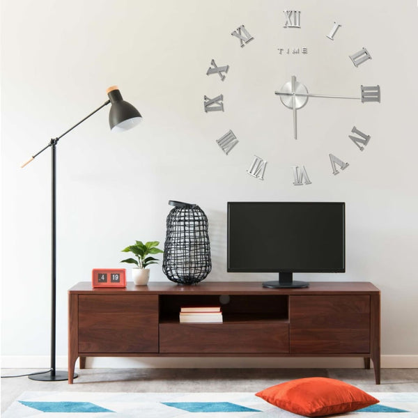 3D-Wandklok Modern Xxl 100 Cm Kleurig