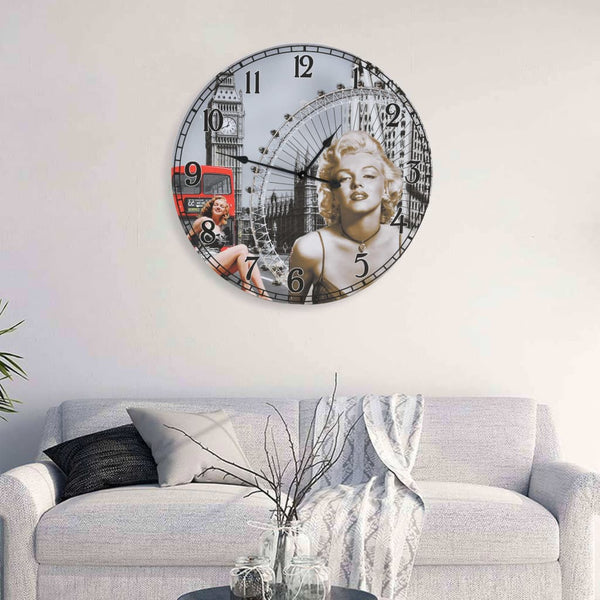 Wandklok Vintage Stijl Uk