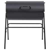 Barbecuevat Met 2 Kookroosters 80X95X90 Cm Staal Zwart
