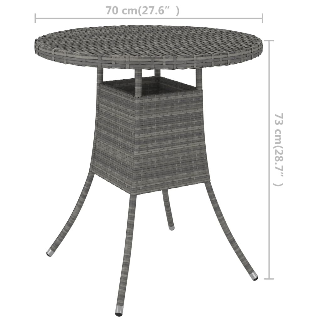 9-Delige Loungeset Met Kussens Poly Rattan