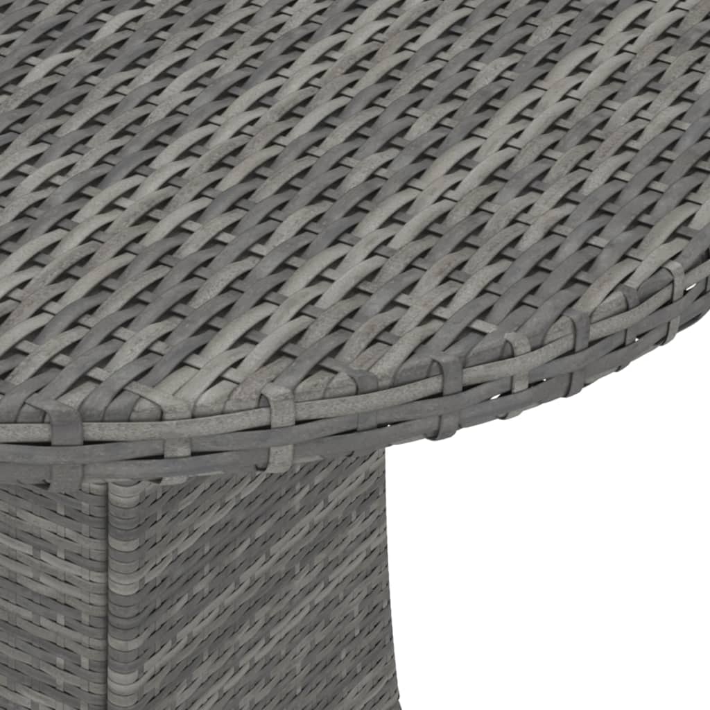 5-Delige Loungeset Met Kussens Poly Rattan