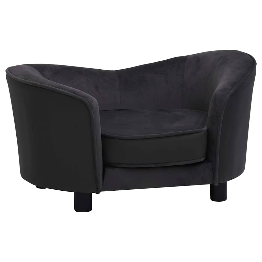 Hondenbank 69X49X40 Cm Pluche En Kunstleer