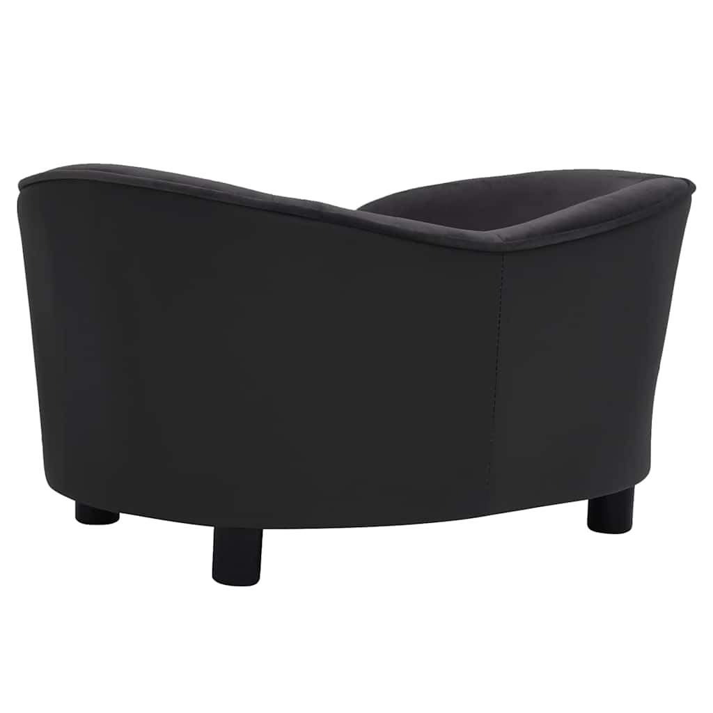 Hondenbank 69X49X40 Cm Pluche En Kunstleer