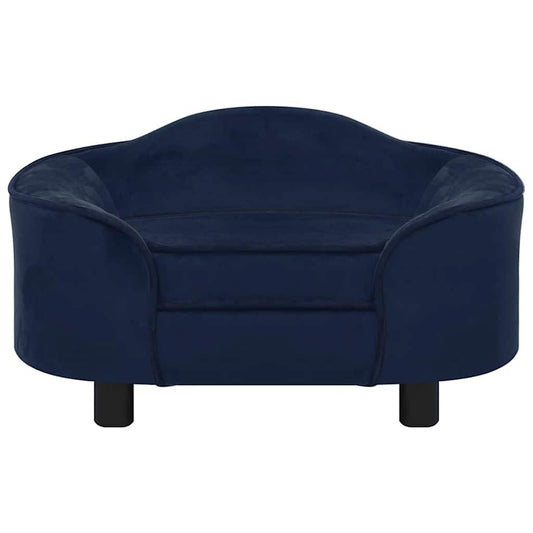 Hondenbank 67X47X36 Cm Pluche Blauw