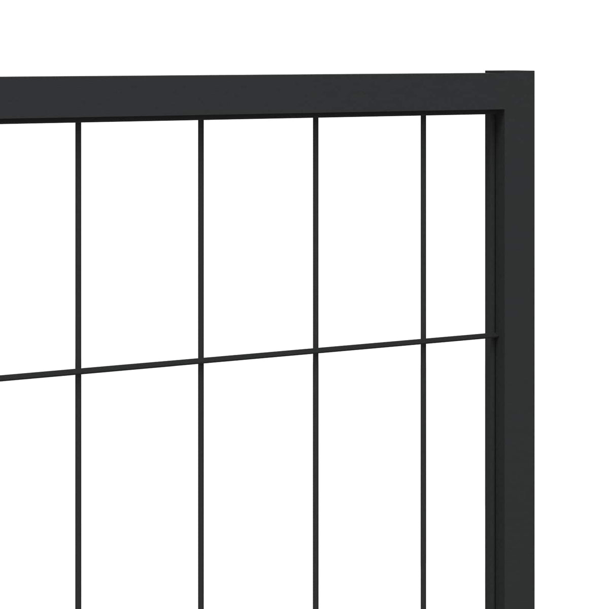 Dierkooi Zonder Deur Zwart 300 X 100 X 70 Cm Staal