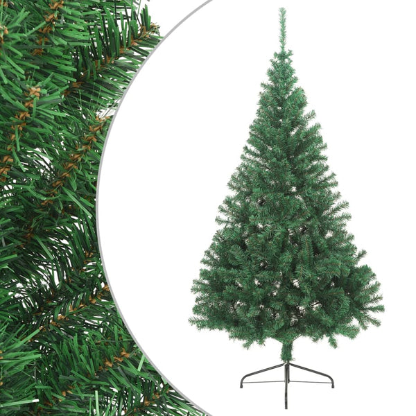 Kunstkerstboom Met Standaard Half 150 Cm Pvc Groen
