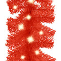 Kerstslinger Met Led-Lampjes Rood