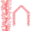 Kerstslinger Met Led-Lampjes Roze