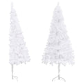 Kunstkerstboom Hoek 150 Cm Pvc Wit