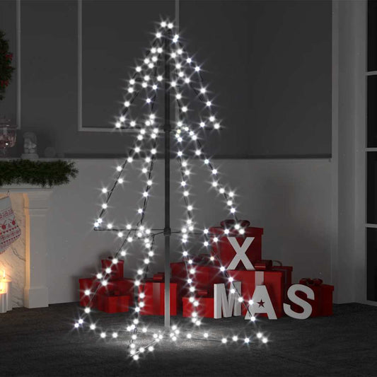 Kegelkerstboom 160 Led's Binnen En Buiten 78X120 Cm Koudwit