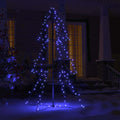 Kegelkerstboom 160 Led's Binnen En Buiten 78X120 Cm Blauw