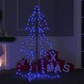 Kegelkerstboom 160 Led's Binnen En Buiten 78X120 Cm Blauw