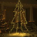 Kegelkerstboom 240 Led's Binnen En Buiten 118X150 Cm Warmwit
