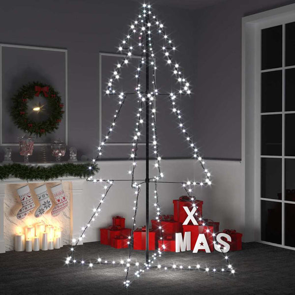 Kegelkerstboom 160 Led's Binnen En Buiten 78X120 Cm Koudwit