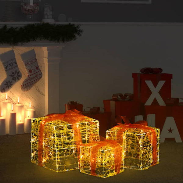 Kerstverlichting Geschenkdozen Decoratief Acryl Koudwit