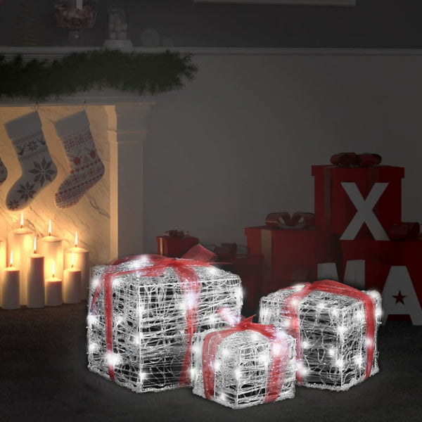 Kerstverlichting Geschenkdozen Decoratief Acryl Koudwit