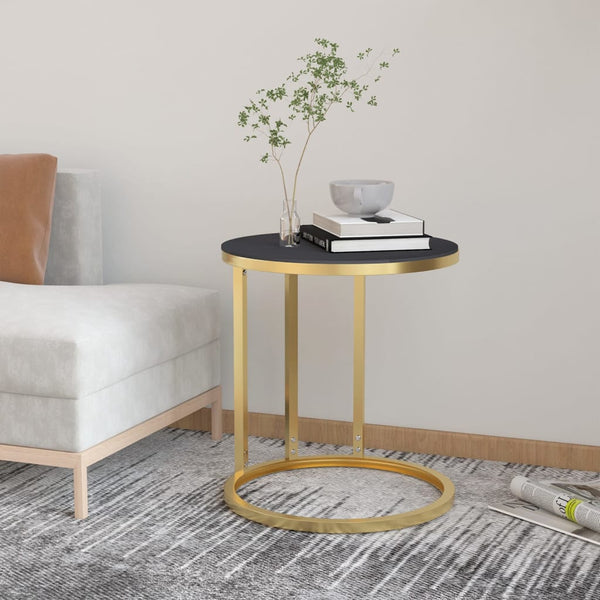 Bijzettafel 45 Cm Gehard Glas Kleurig En