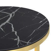 Bijzettafel 45 Cm Gehard Glas Kleurig En